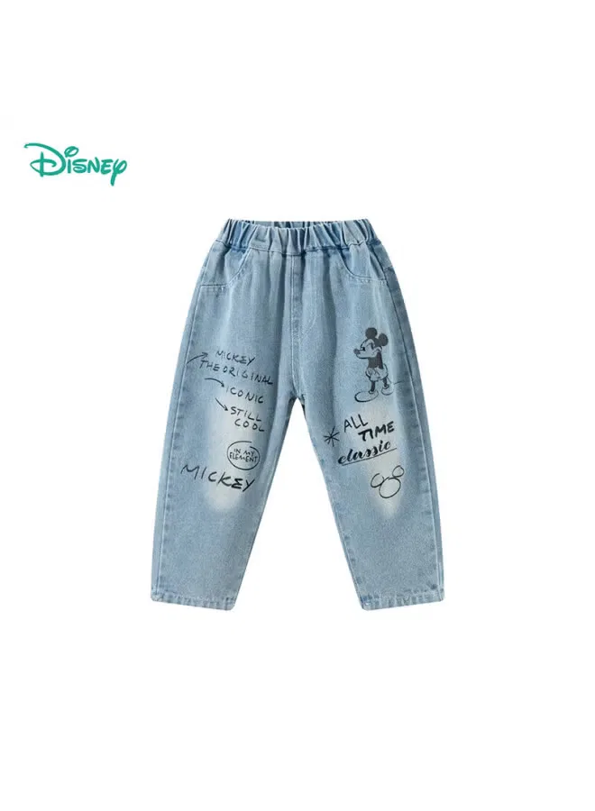 Джинсы для девочки деним Disney, синий