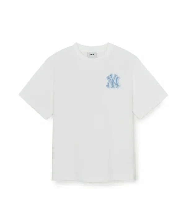 Футболка с квадратным арт-принтом, Sportive Monogram, Mlb Kids, белый — фото 3