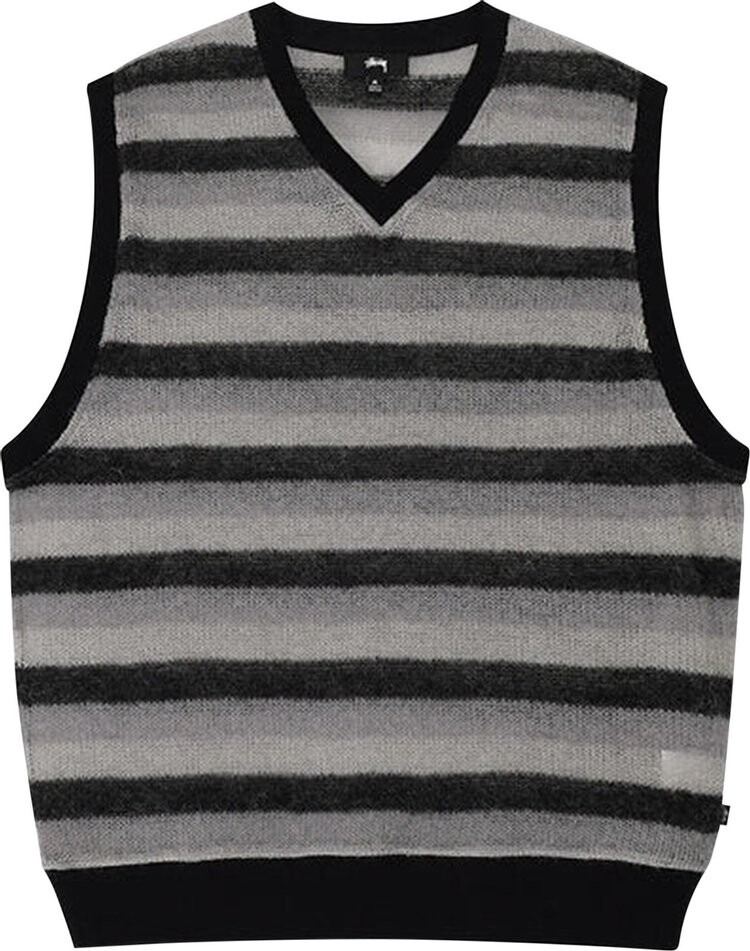 

Свитер Stussy Striped Sweater Vest 'Black', разноцветный