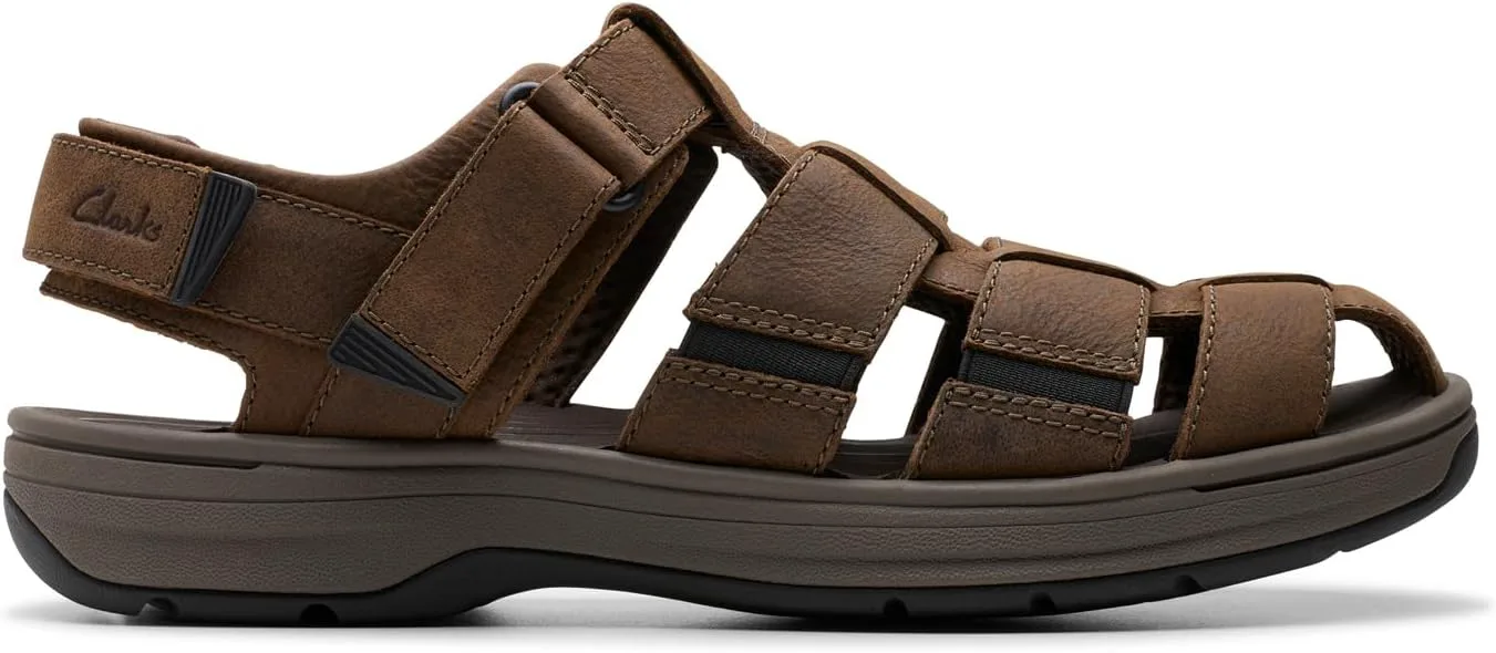 Шлепанцы Clarks mens Saltway Cove, темно-коричневый — фото 2