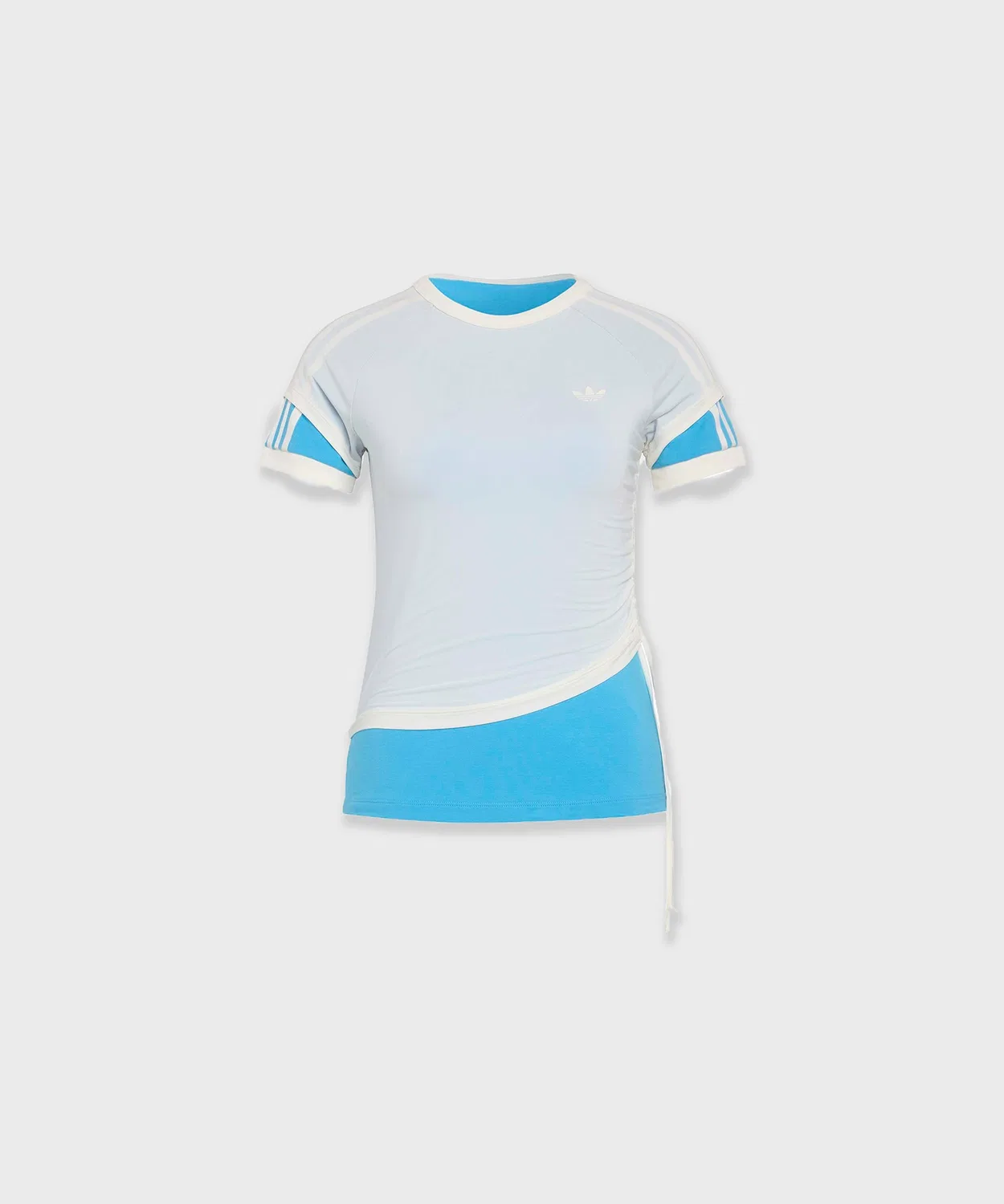 Женская футболка с принтом с длинным рукавомAdidas, Light Blue