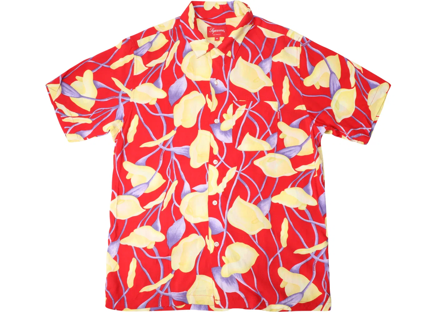 Мужская рубашка с принтом Supreme Shirt, Red