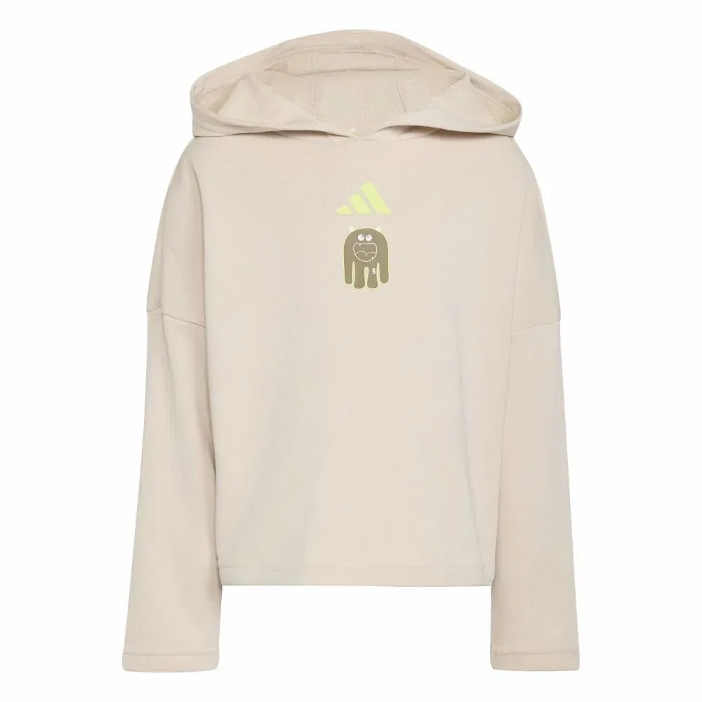 Детский комплект для девочек с принтом Tiro_Nster Jogger Adidas, White — фото 4
