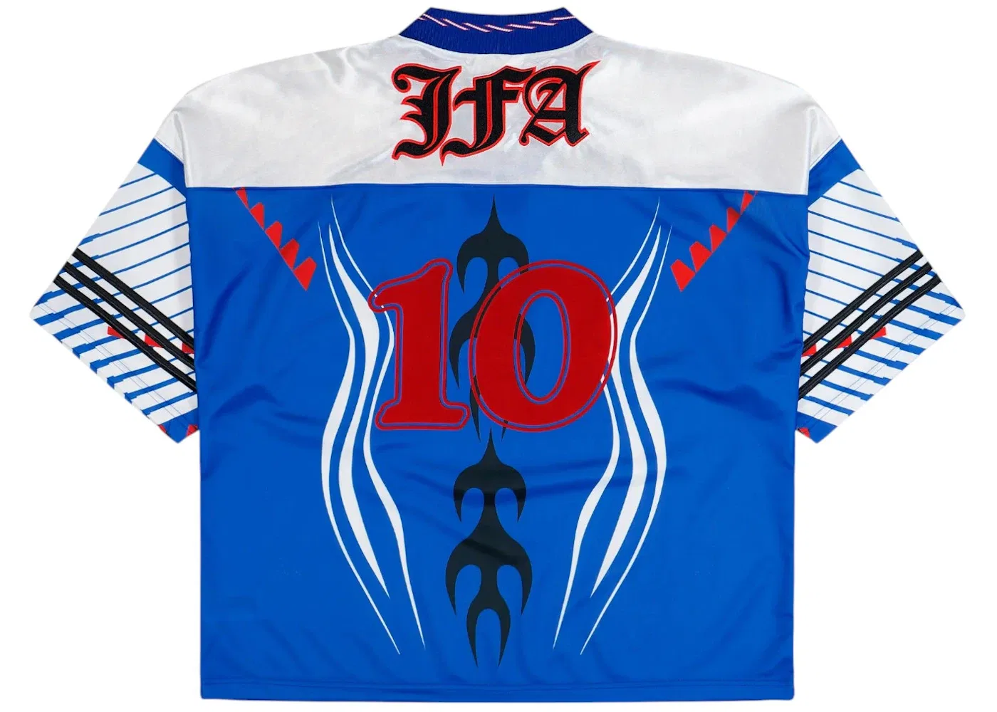 Мужская футболка с принтом Jersey Adidas, Power Blue/White — фото 2