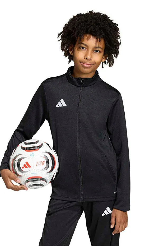 Детское спортивное пальто для девочек с принтом Adidas, Black/White