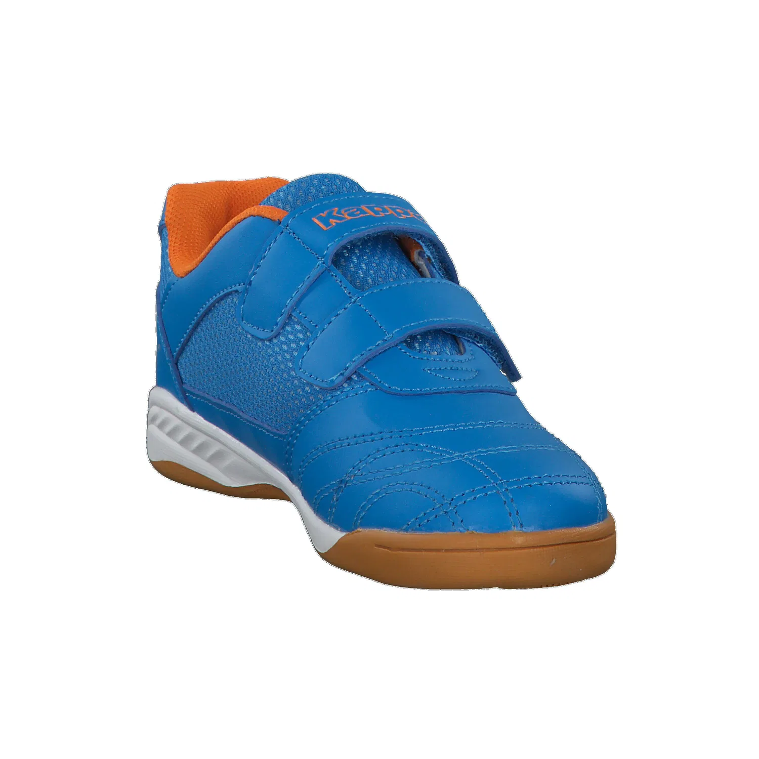 Детские кроссовки для зала Kickoff Kids Kappa, Konigsblau Orange — фото 2