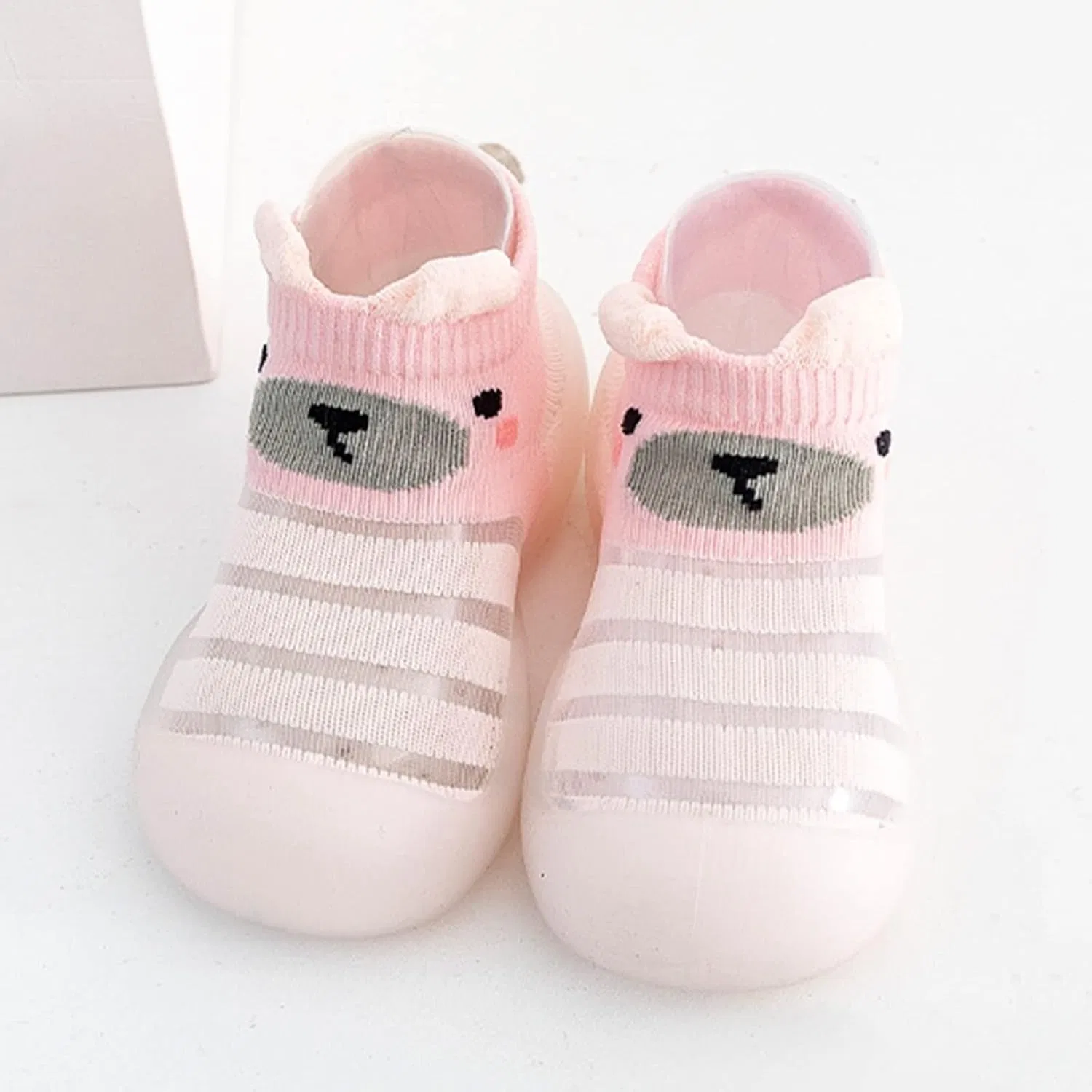 Детские кеды для девочек с животным принтом, Pink — фото 2