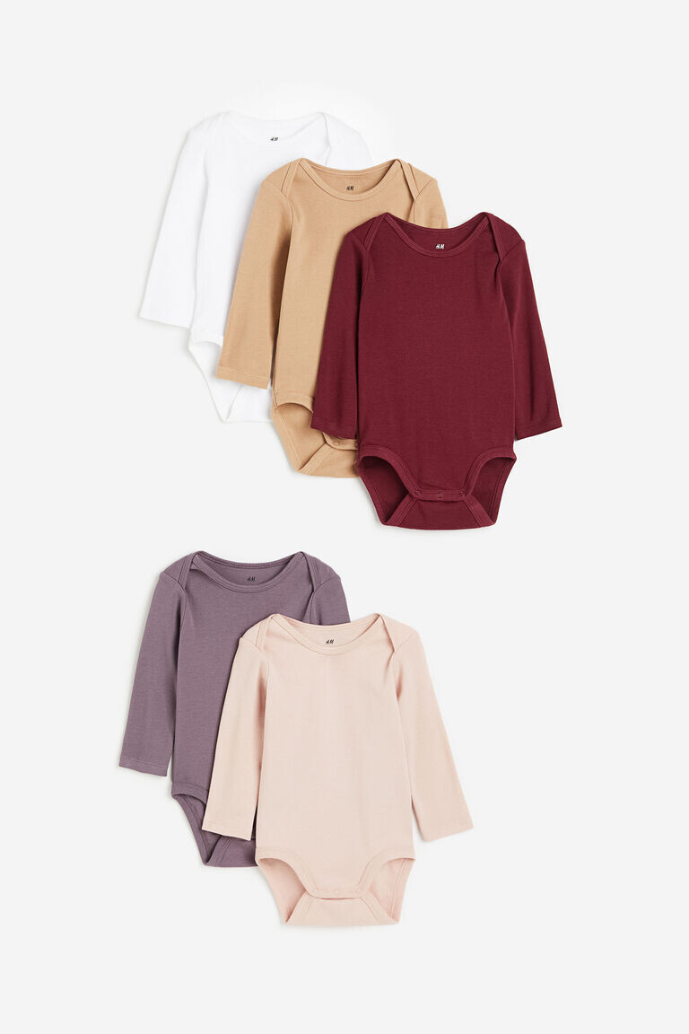 

5 боди H&M, белый
