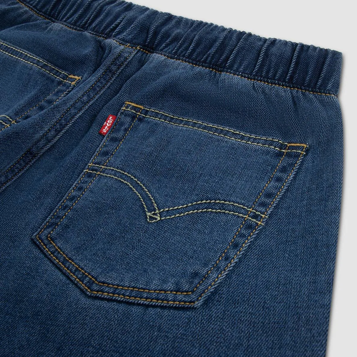 Свободные джинсы на резинке для мальчиков 2-4 лет Levi's, Saves The Day - Dark Wash — фото 3