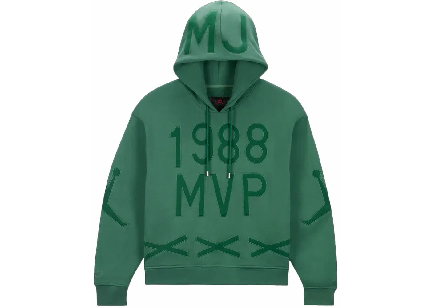 Худи из футера с принтом Jordan x Nina Chanel Abney Fleece Hoodie Jordan, Green Stone