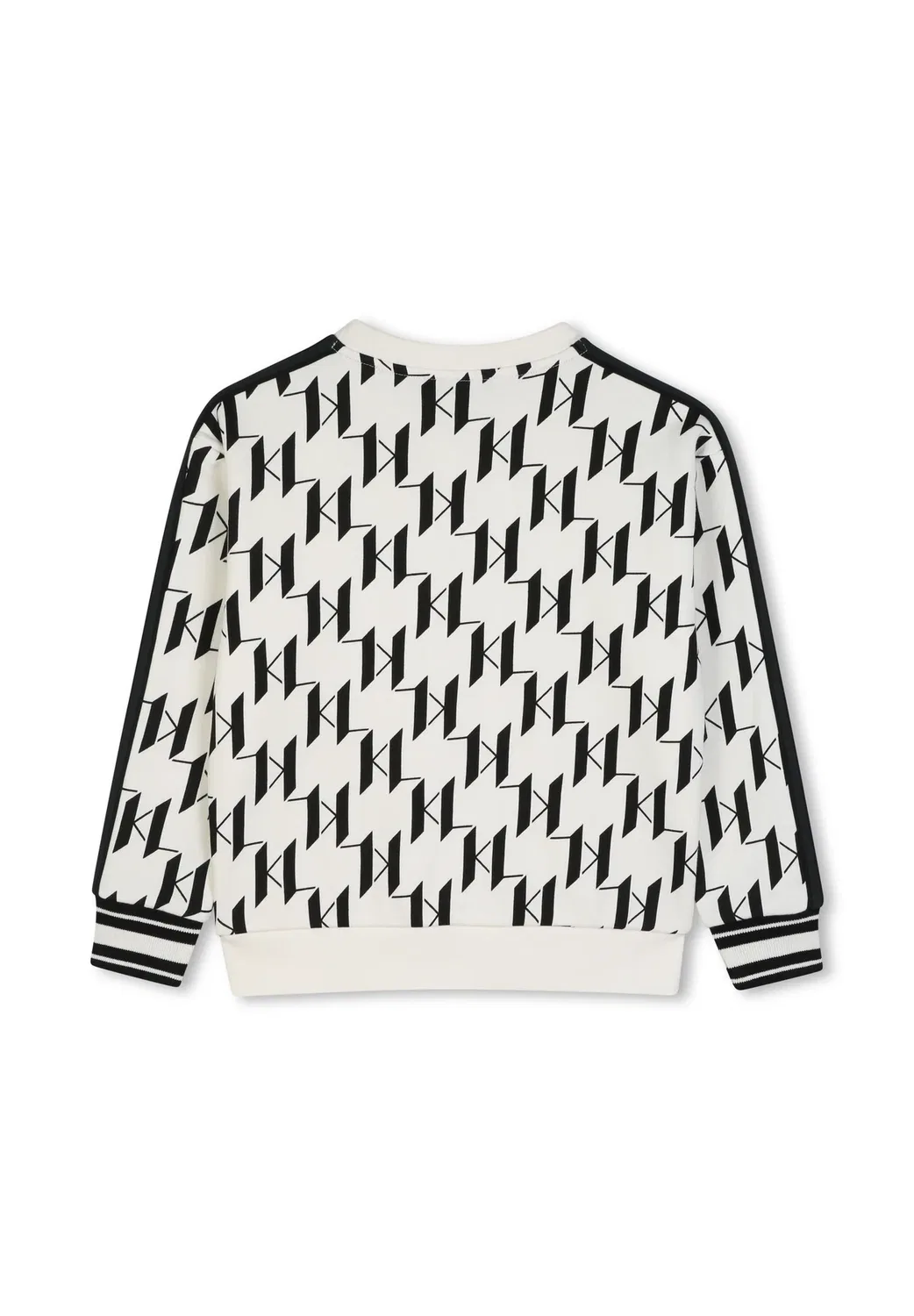 Толстовка Karl Lagerfeld Kids, Beige/Black — фото 2