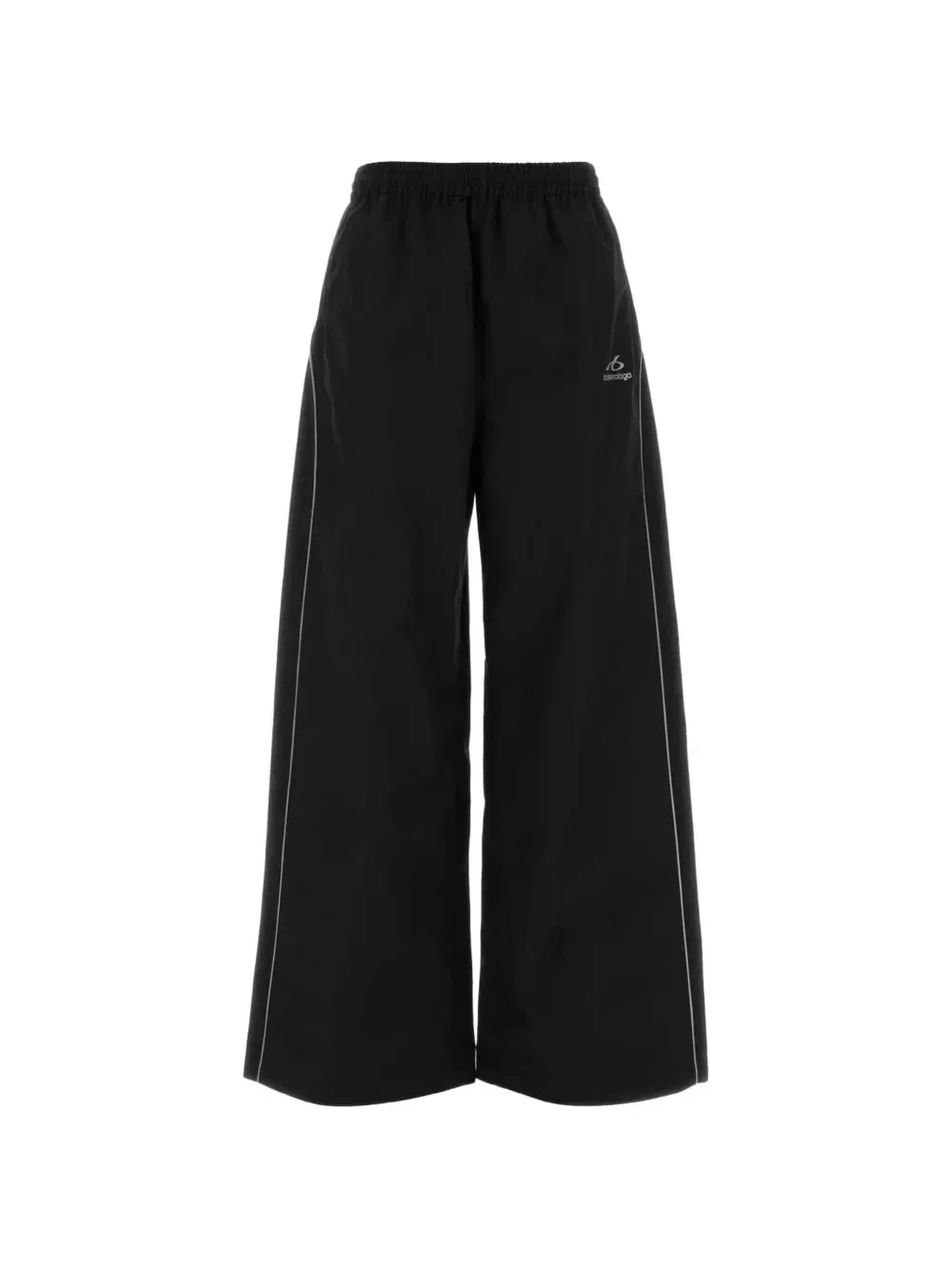 Спортивные брюки широкого кроя с логотипом BALENCIAGA, черный
