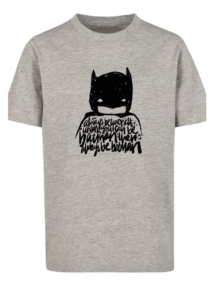 

Футболка F4NT4STIC DC Comics Batman Always Be Yourself, пестрый серый
