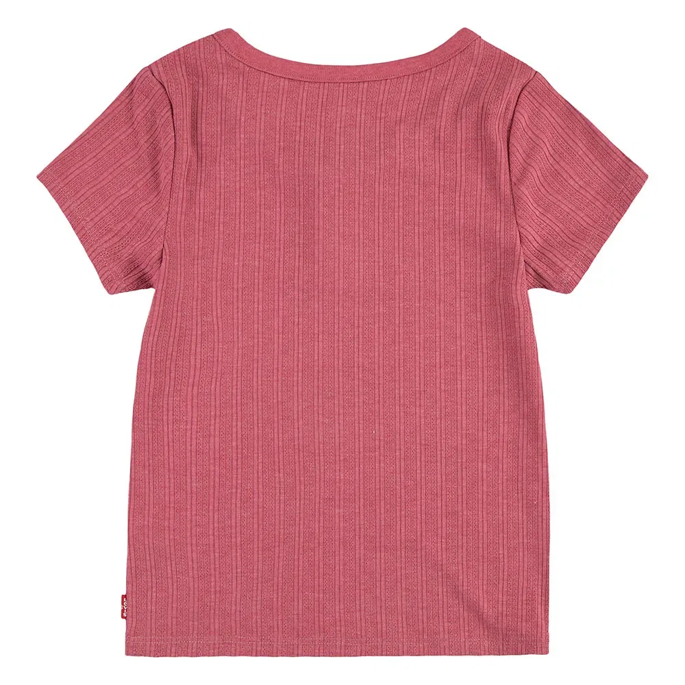 Детская футболка для девочек с коротким рукавом Levi's, Pink — фото 2