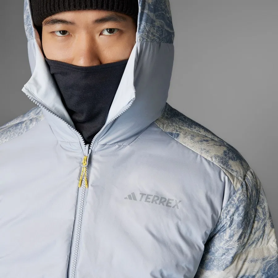 Утепленная двусторонняя куртка TERREX IX7953 National Geographic adidas, Серый — фото 3