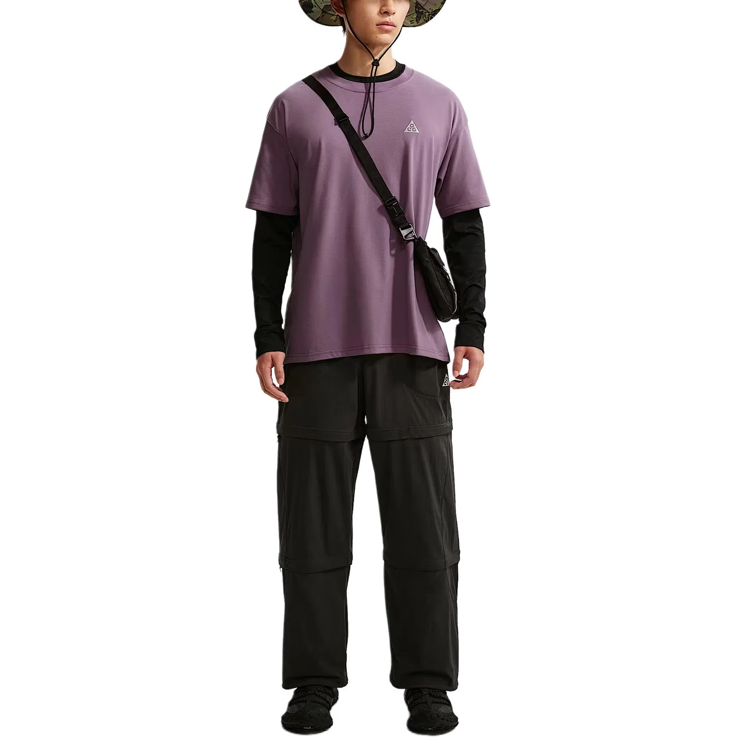 Мужская футболка с коротким рукавом Nike ACG Quick Dry, Цвет Dust Purple — фото 3