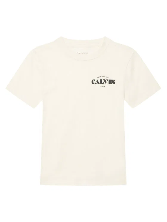 Футболка regular fit Small Chest Calvin Klein Jeans, белый