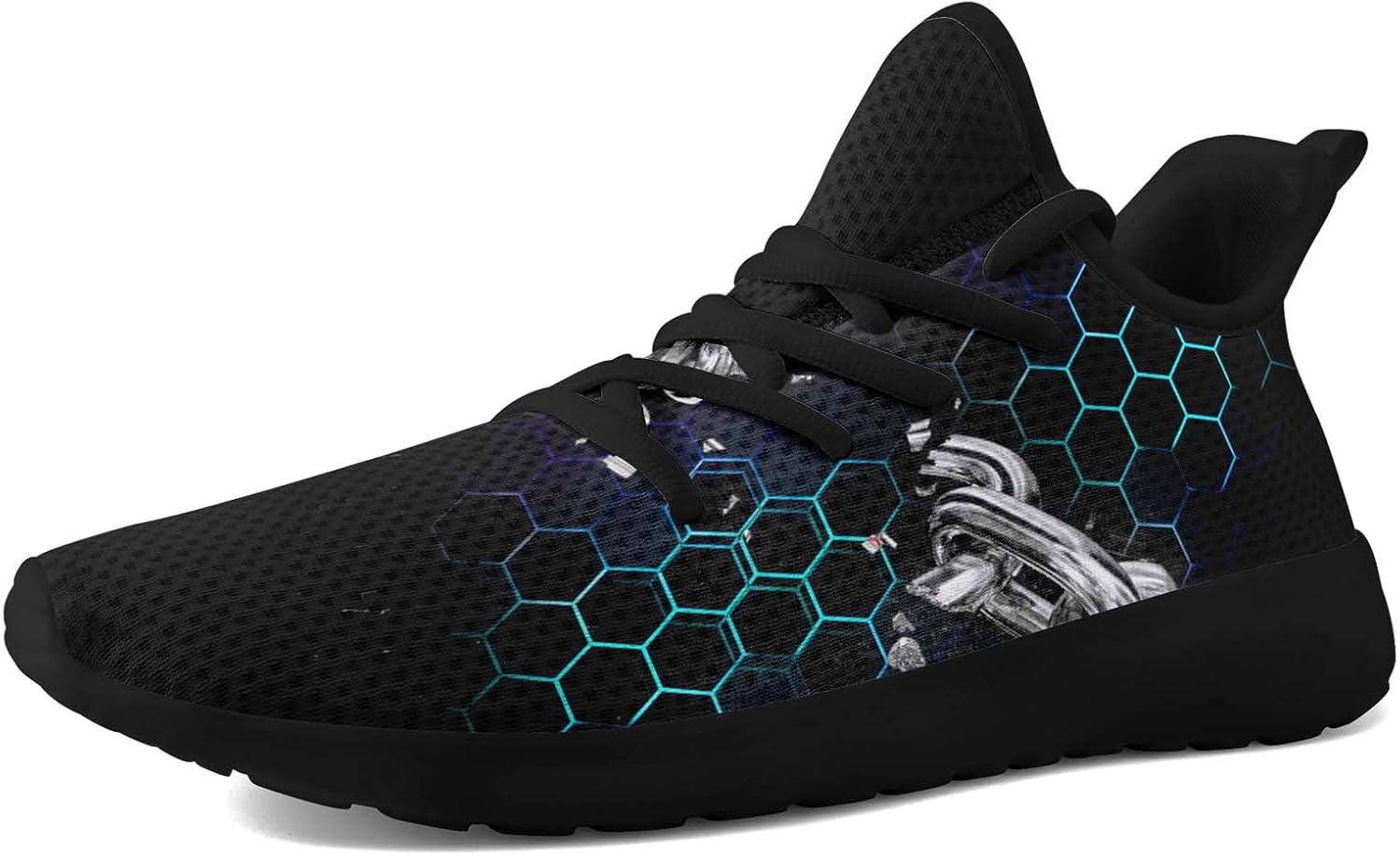 

Мужские кроссовки Dragon - легкие беговые туфли, панк-рок стиль, уличная обувь, дышащие спортивные, для тренажерного зала, повседневной носки и прогулок Coolcustomize, зеленый