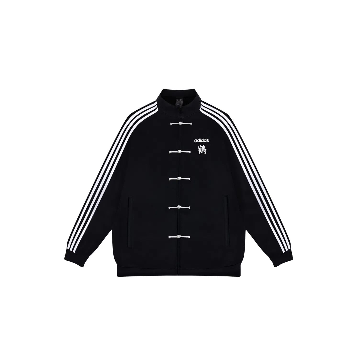 Унисекс куртка с воротником-стойкой, White Disc Buckle Crane, Adidas, White Disc Buckle Crane