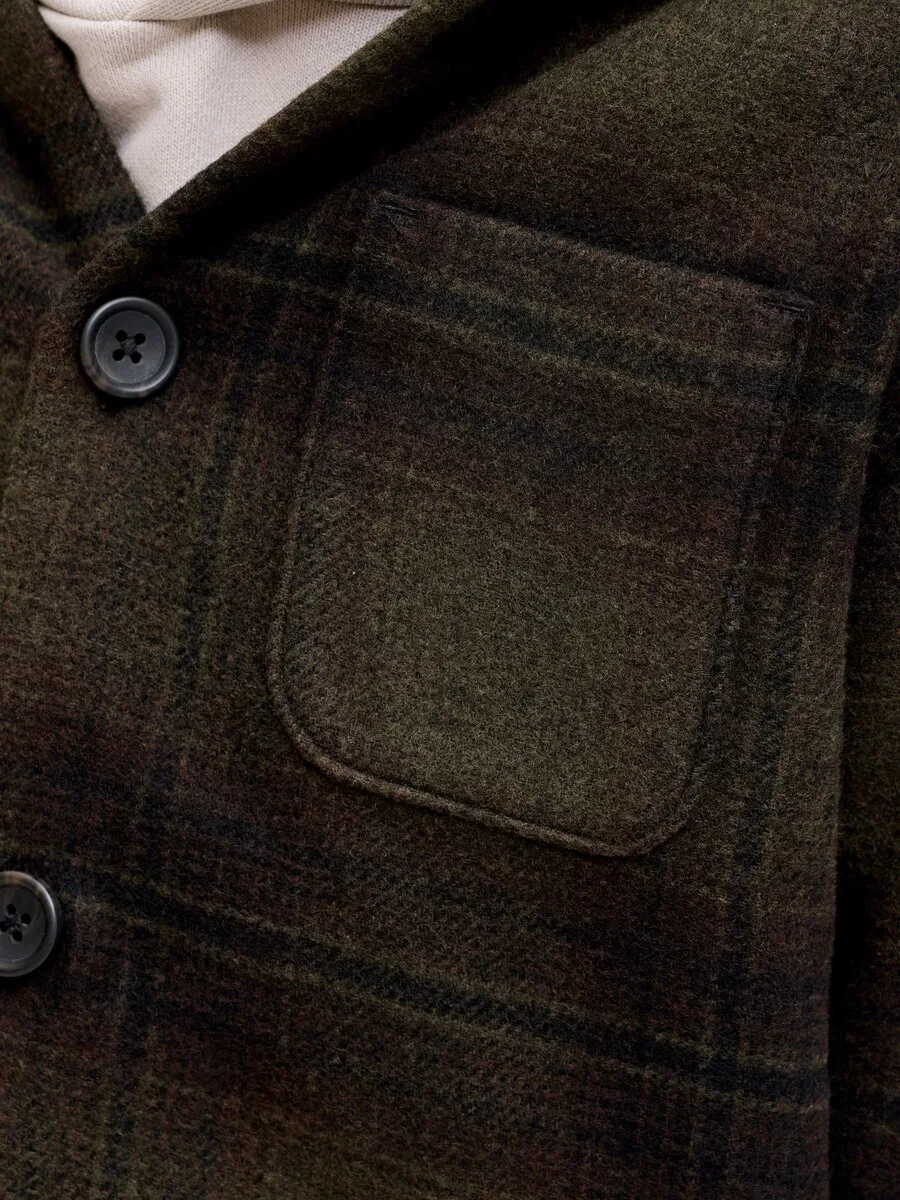 Детская куртка Jack & Jones Junior стандартного кроя, межсезонная, зеленого цвета — фото 4