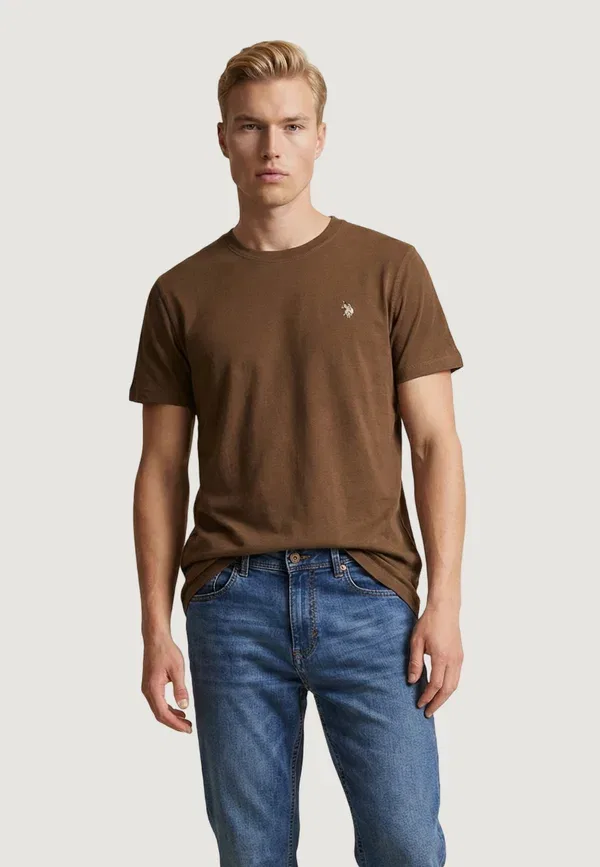 Футболка дышащая Mick-basic U.S. Polo Assn., коричневый
