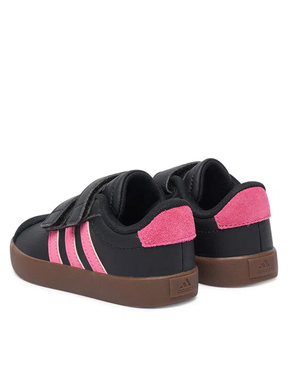 Кроссовки Vl Court 3.0 Shoes Kids Adidas, черный — фото 3