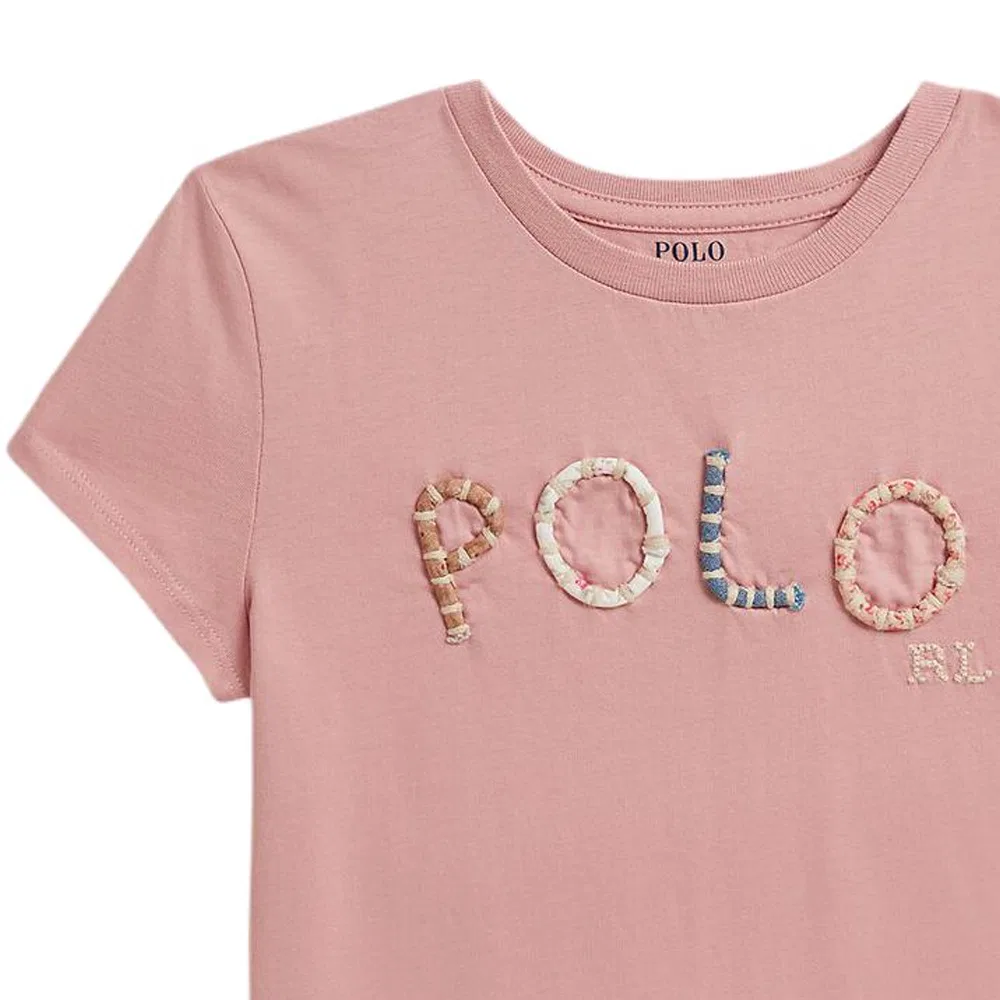 Детская футболка с круглым вырезом Rose Pink Polo Ralph Lauren — фото 4