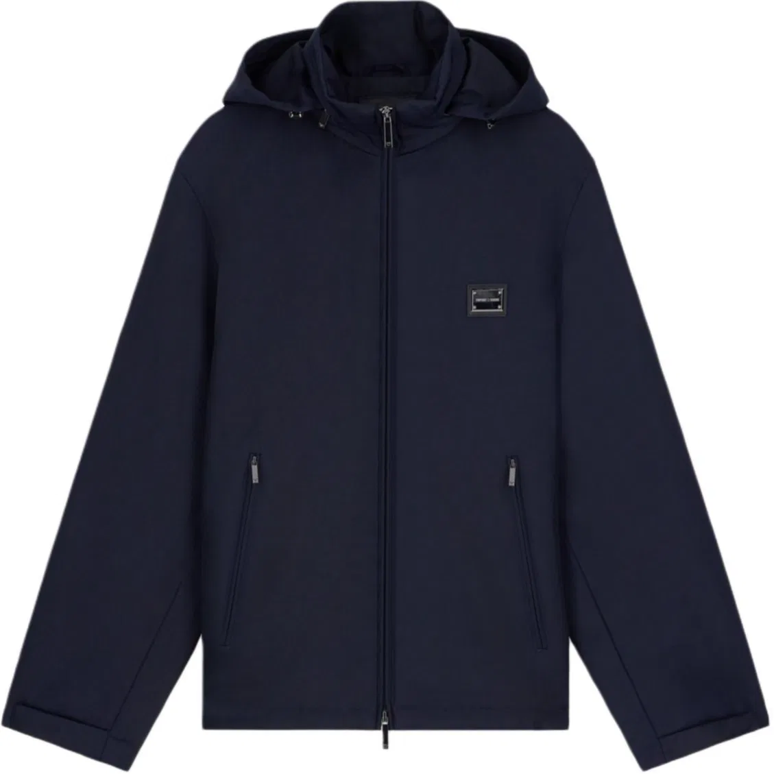 Мужская куртка-пуховик с капюшоном, модель Marine Blue, EMPORIO ARMANI, Marine Blue