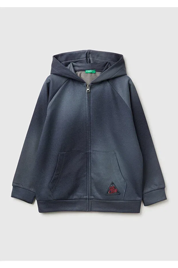 Детские свитшот для мальчиков с принтом United Colors Of Benetton, Beige-Black