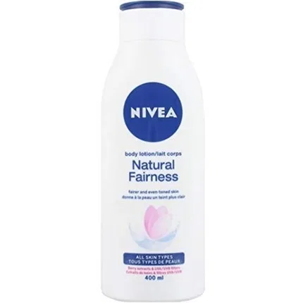 Лосьон для тела для всех типов кожи Nivea Natural Fairness, 400 мл