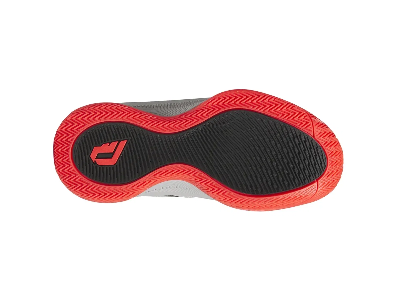 Кроссовки детские Dame Certified 3, adidas, серый/красный — фото 4