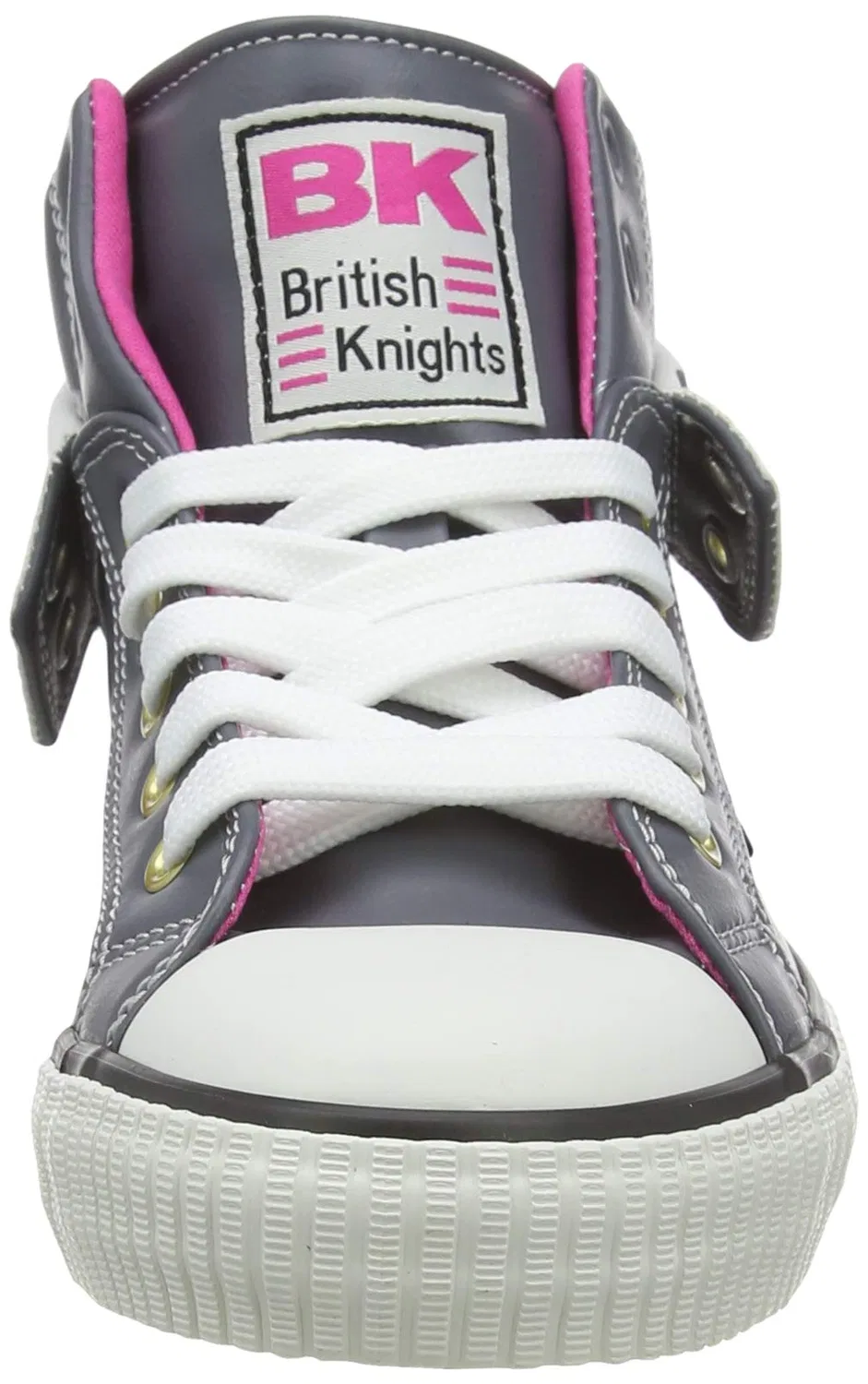Детские кроссовки для девочек с принтом Roco BK British Knights, Grey Dk Fuchsia — фото 2