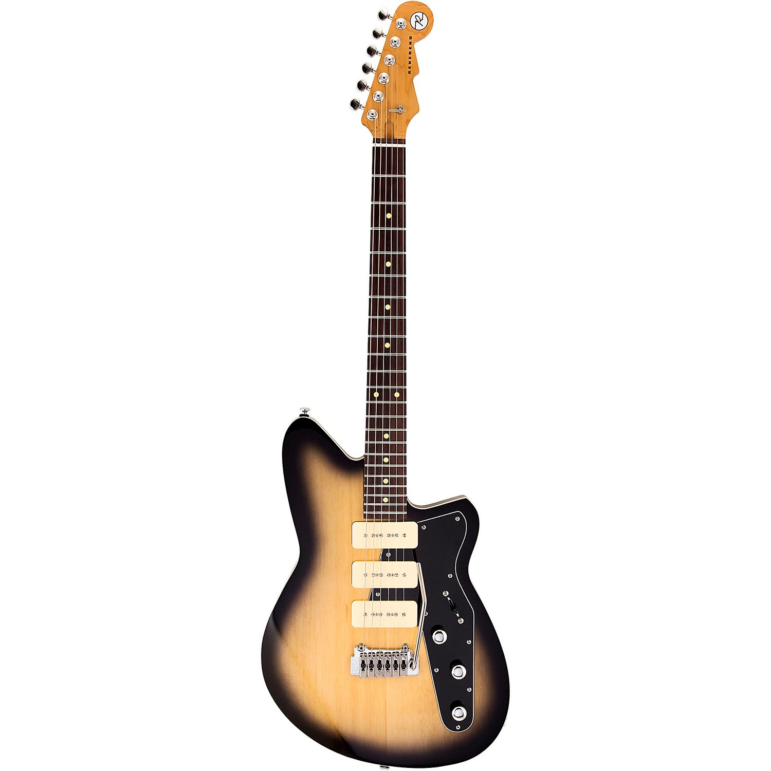 

Электрогитара Reverend Jetstream 390 с грифом из палисандра Korina Burst