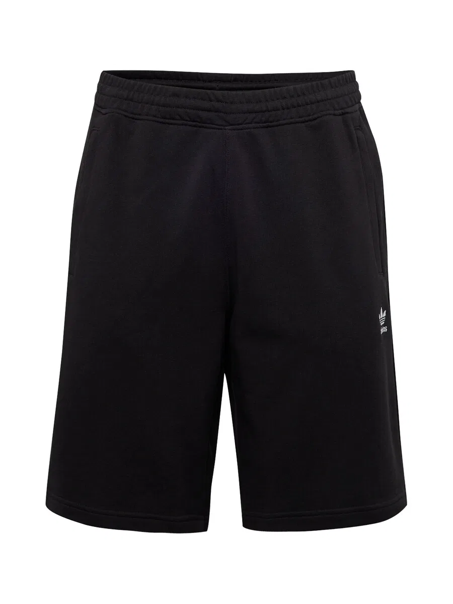 Шорты ADIDAS ORIGINALS Regular Pants 'Essentials Trefoil' черного цвета
