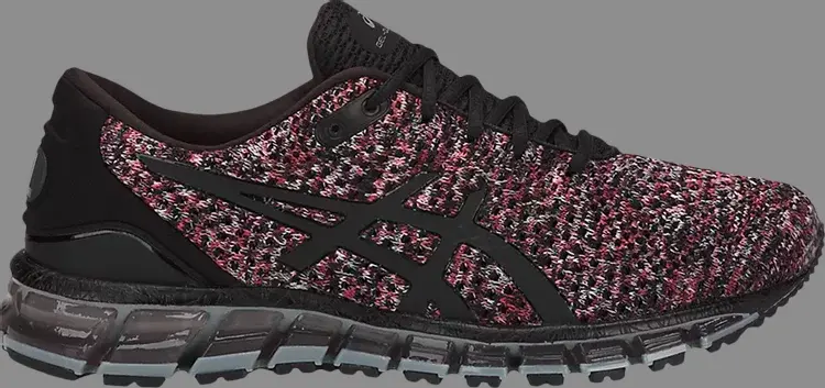 

Кроссовки gel quantum 360 knit 2 'black classic red' Asics, черный