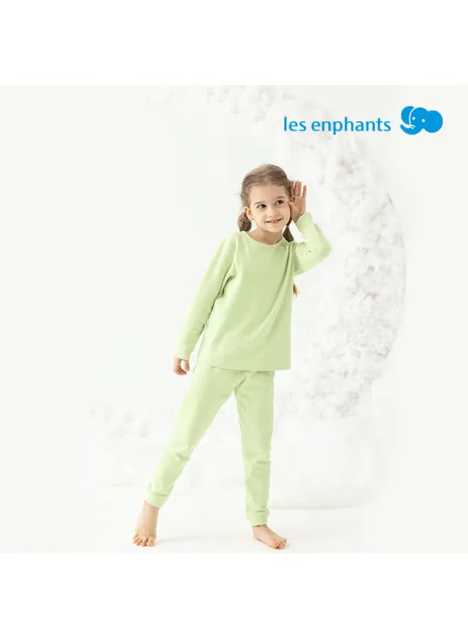 Комплект термобелья детский с принтом Les Enphants, синий — фото 3