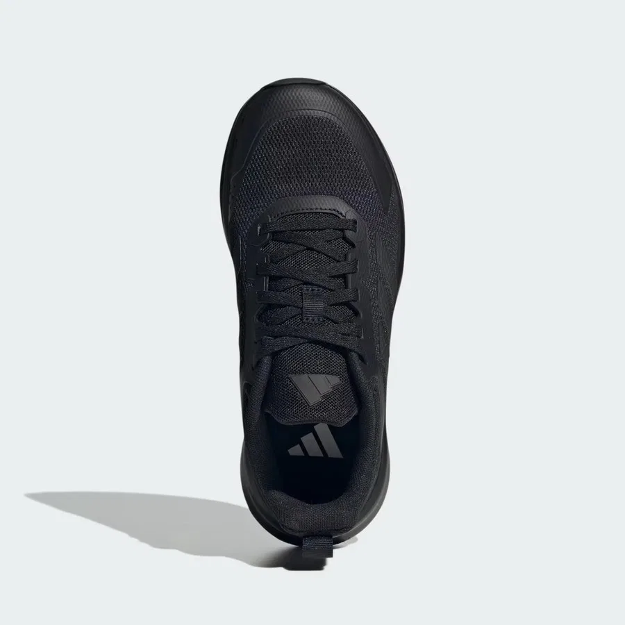 Кроссовки повседневные с шнуровкой Fortarun 4.0 adidas, Серо-черный — фото 2