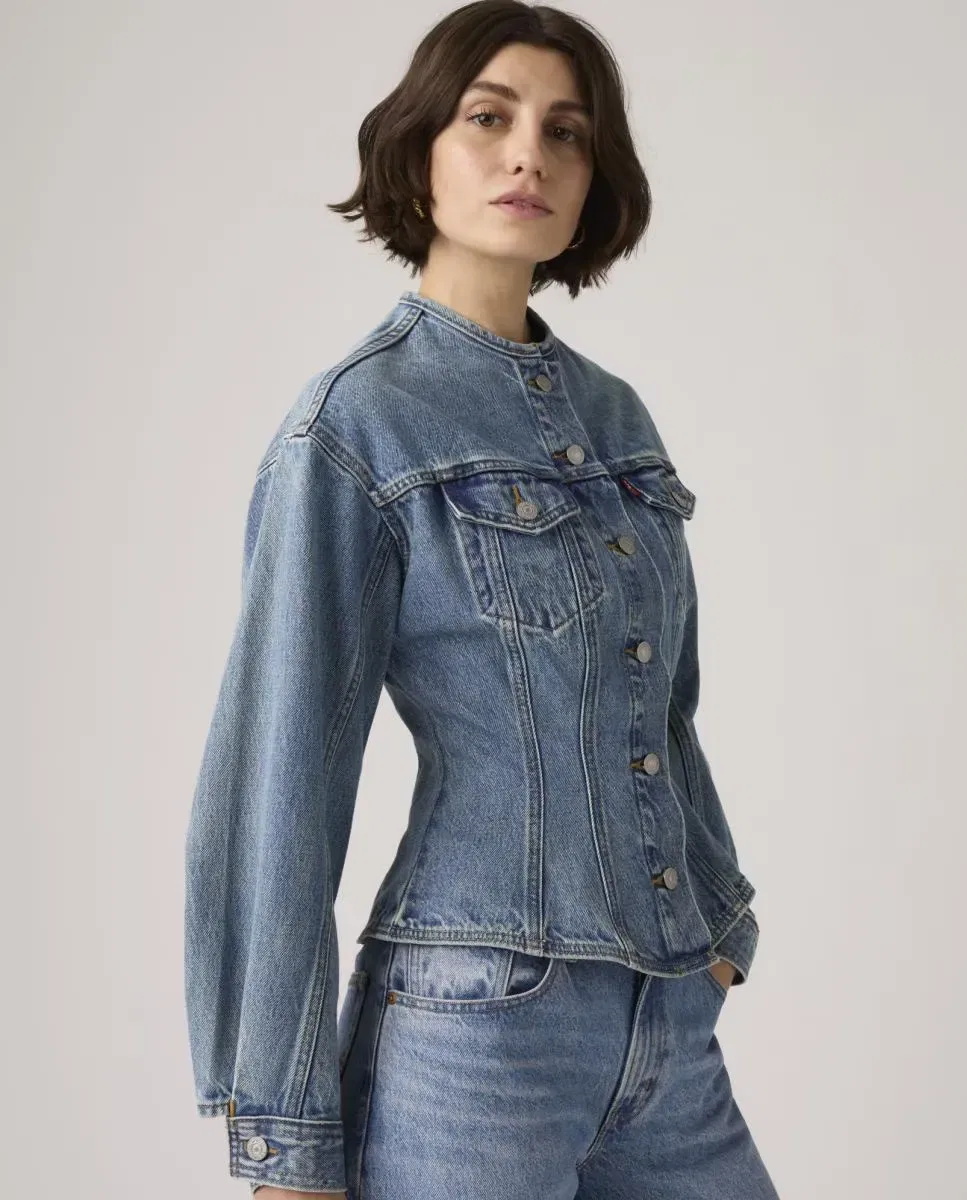 Женская куртка из денима модель Cazadora vaquera Levi's, Azul Índigo — фото 3
