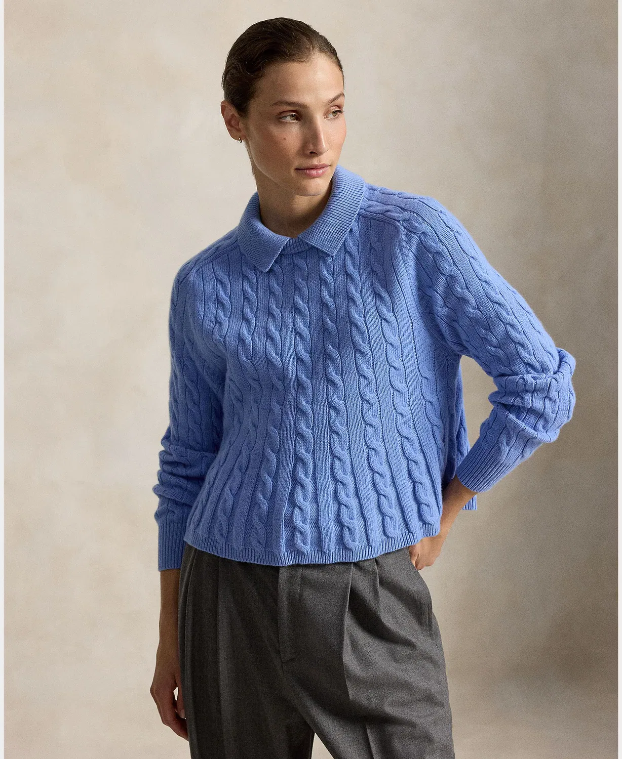 Свитера из шерсти, Jesey Punto Ochos, Polo Ralph Lauren, голубой