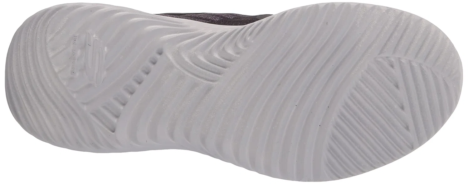 Детские кроссовки для мальчиков с принтом Bounder Zallow Skechers, Black Blue Lime — фото 2
