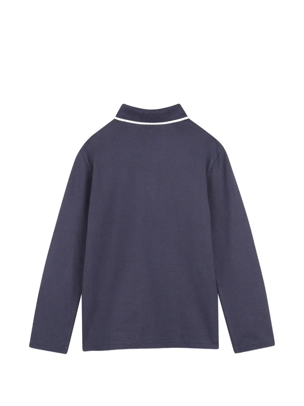 Рубашка поло с длинными рукавами и логотипом Boss Kidswear, синий — фото 2