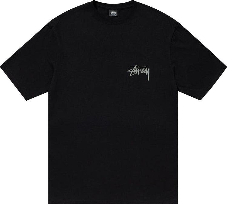 

Футболка Stussy Landin Tee 'Black', черный