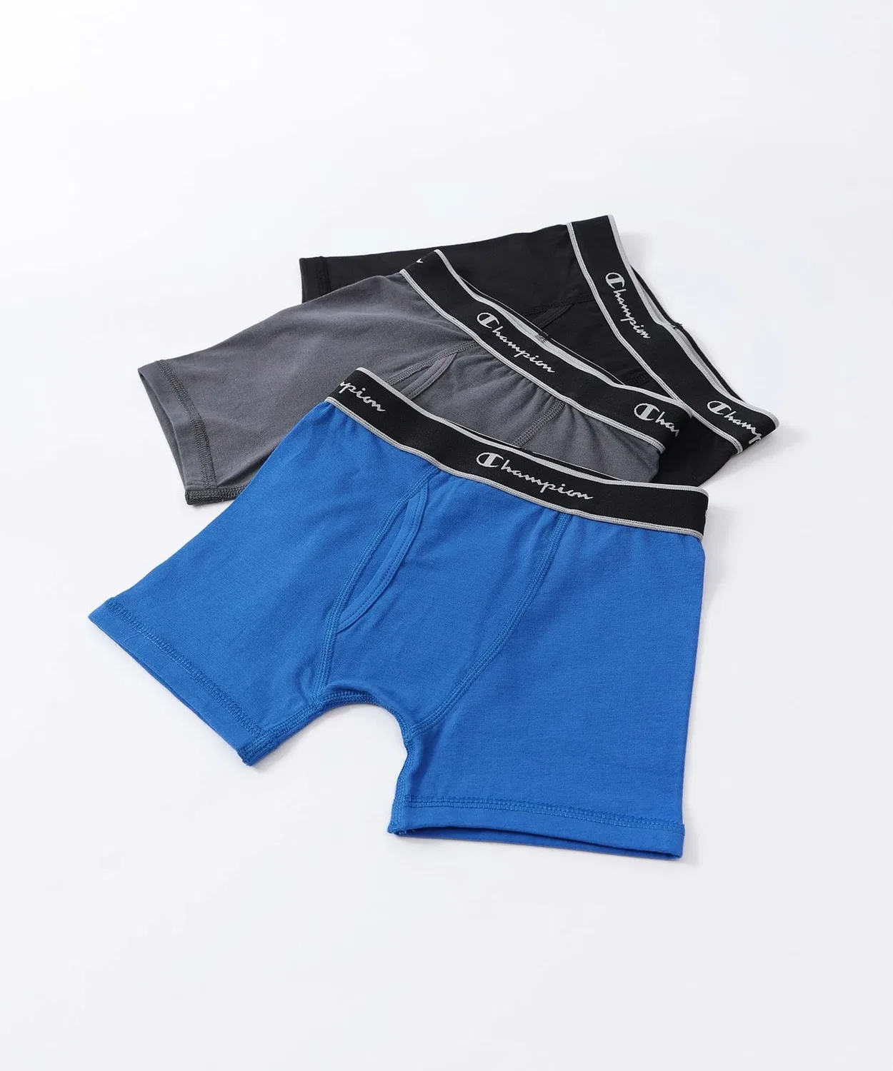 Комплект из 3 детских боксеров с длинным рукавомChampion, Cotton Stretch Trunk, Разноцветный