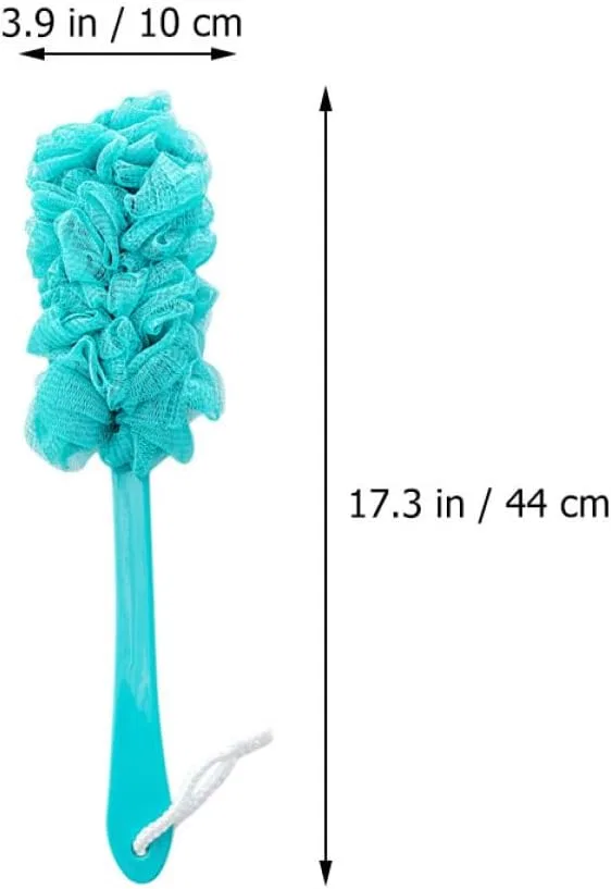 Набор щеток для тела, 3 предмета, с длинной ручкой, MAJORMENCH, PP, PE, 42x10x2 см, 340 г — фото 2