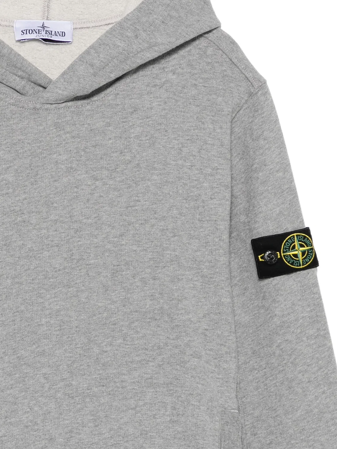 Толстовка с Патчами из Хлопка Stone Island, серый — фото 2