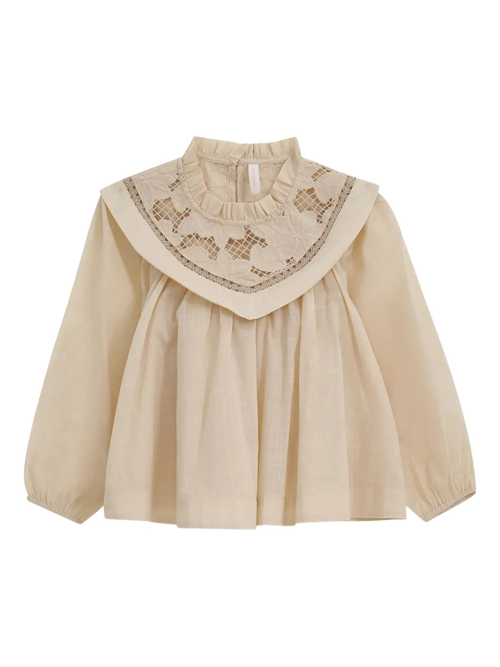 

Блузка Lucky Kids Broderie ZIMMERMANN Kids, нейтральный