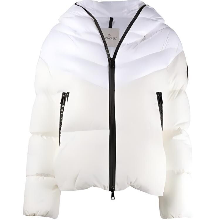 

Пуховик женский белый Moncler