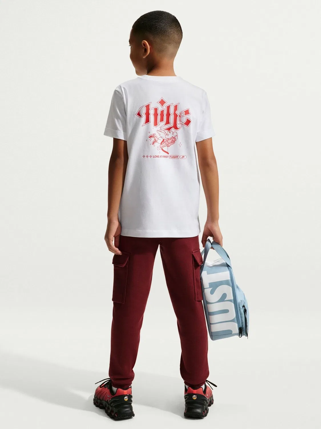 Футболка с принтом Nike White Valentines Graphic, белый — фото 2