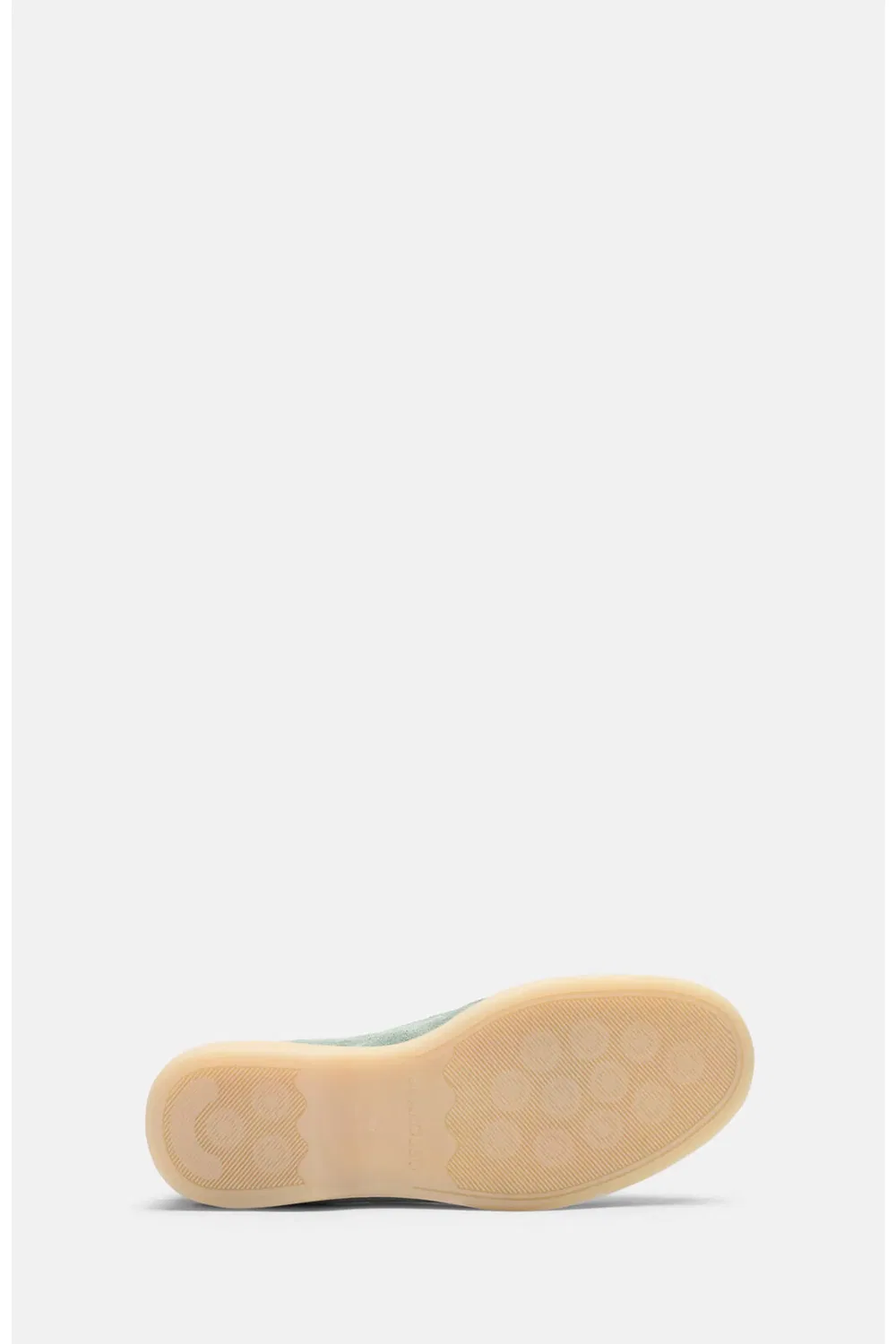 Детские туфли лоферы легкие на резиновой подошве Ludovico Scarosso, Sage - Suede — фото 4