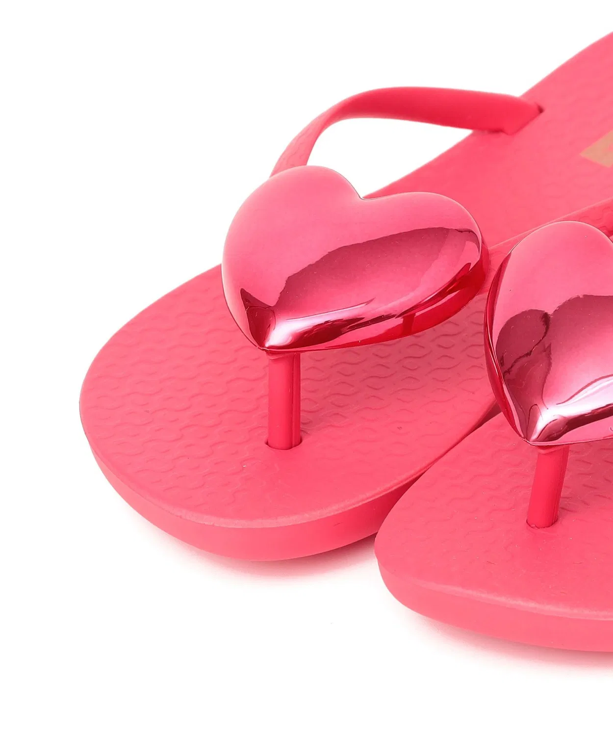 Детские шлепанцы с блестящим сердцем MAXI FASHION II Ipanema, Pink — фото 3